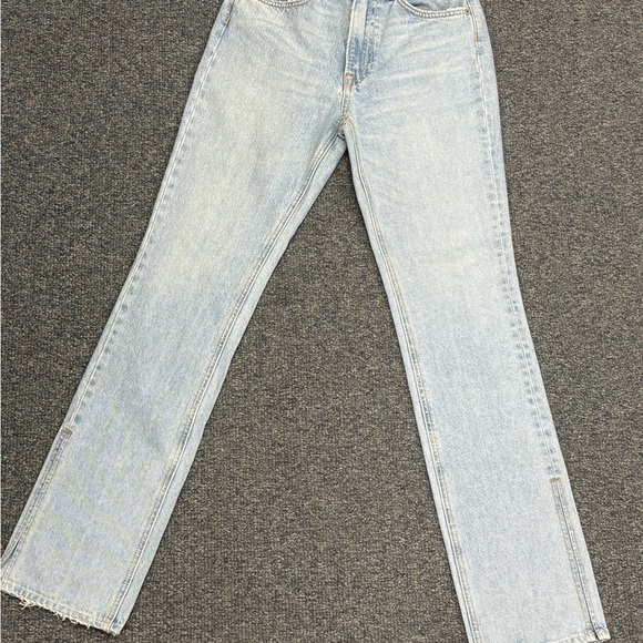 GRLFRND Light Wash Straight Leg Jeans - Picture 3 of 10